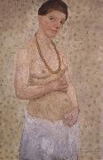 Paula Modersohn-Becker Self-Portrait on my Sixth Wedding Anniversary oil painting artist